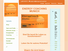 Tablet Screenshot of energycoach-munich.de